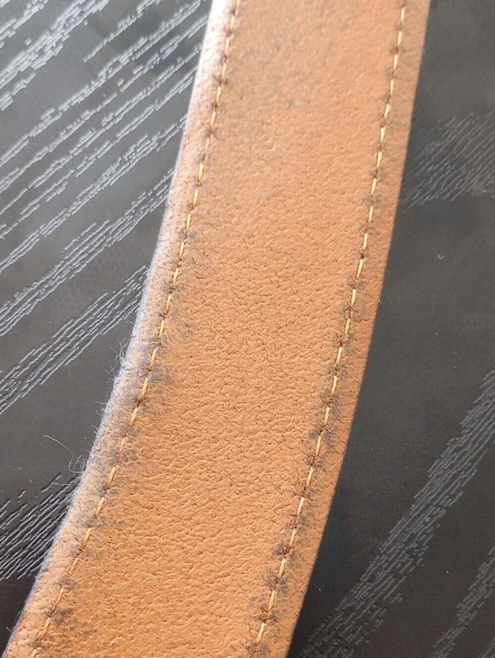 Goodfellow & Co Tan Brown Genuine Leather Belt with Silvertone Buckle